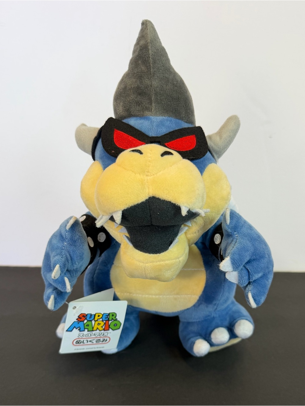 Super Bros Plush Boss Dark Bowser Koopa 11" Cartoon Stuffed Toy Soft Doll